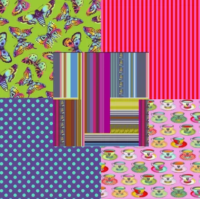 Fat Quarter Package (5 FQ) Tula Pink Daydreamer