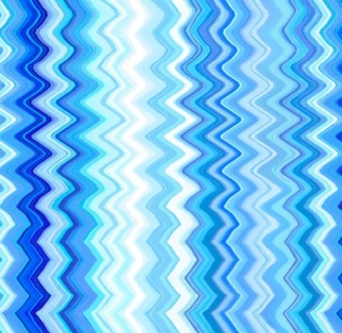 Kenzie - Wild Ripples Stripe, spa blue - digital print