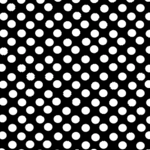 Tula Pink - "Linework" Dots weiss auf schwarz
