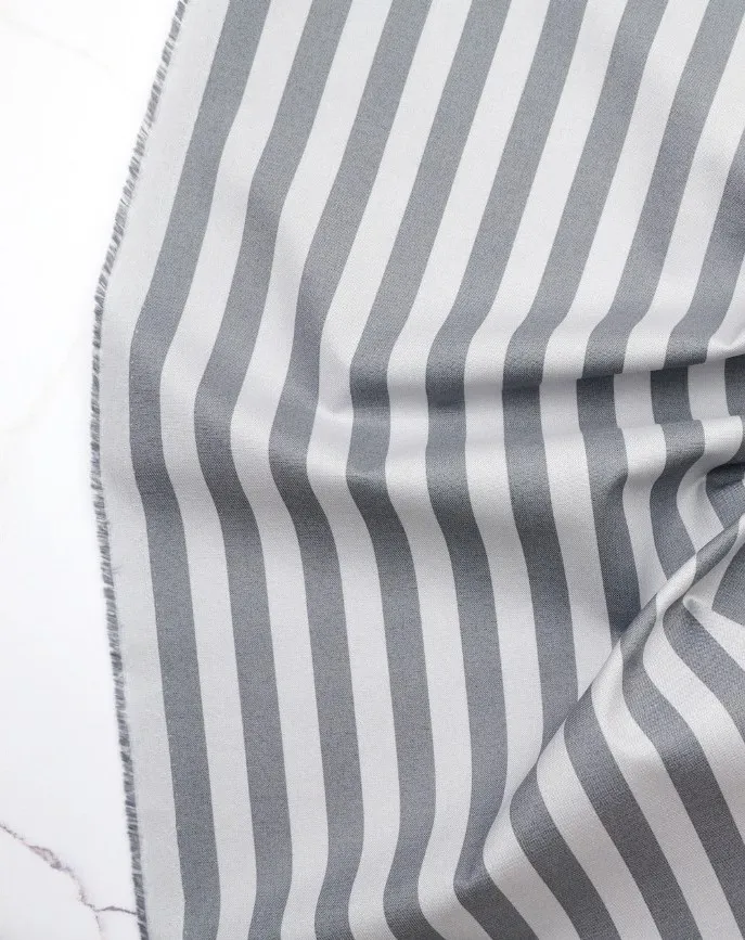 Tula Pink - Graywork - "Tent Stripe" Fog