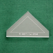 Acrylschablone Quarter Square Triangle, viertel-Quadrat
