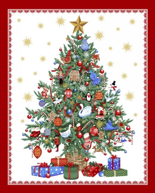 Panel "O' Christmas Tree" Digitaldruck Paneel von Whistler Studio