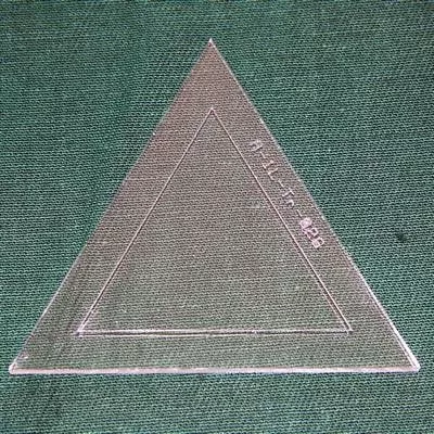 Acrylschablone Dreieck zu Liesels Fnfeck 2,6 cm