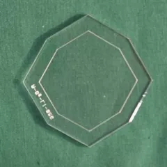 Acrylschablone Achteck zu Liesels Fnfeck 2,6 cm