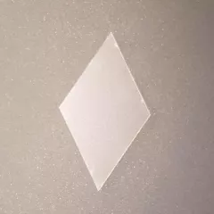 Kunststoff - Pieces Diamond, Raute 60 fr 6-strahligen Stern