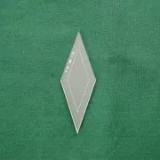 Acrylschablone Diamond, Pretty & Useful Raute 36