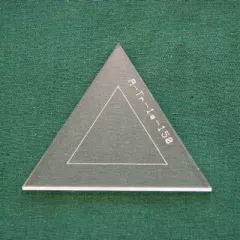 Acrylschablone Pretty & Useful gleichseitiges Dreieck 60