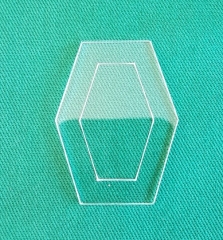 Acrylschablone Coffin für Snowflake-Block