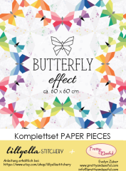 Komplettset Paper Pieces zu BUTTERFLY EFFECT