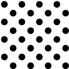 Tula Pink - Linework Dots schwarz auf weiss