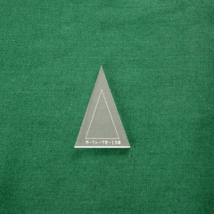 Acrylschablone Pretty & Useful Dreieck mit 36°-Spitze