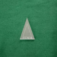 Acrylschablone Pretty & Useful Dreieck mit 36-Spitze