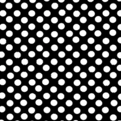 Tula Pink - Linework Dots weiss auf schwarz