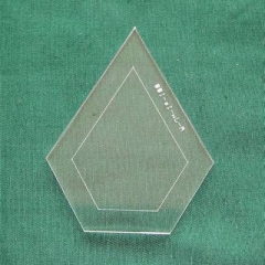 Acrylschablone Jewel - Pretty & Useful gestrecktes Pentagon