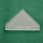 Acrylschablone Half Square Triangle, halbes Quadrat
