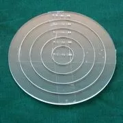 Set Acrylschablonen Circle, Pretty & Useful Kreis 5-fach