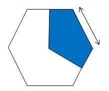 Paper Pieces Drittelhexagon
